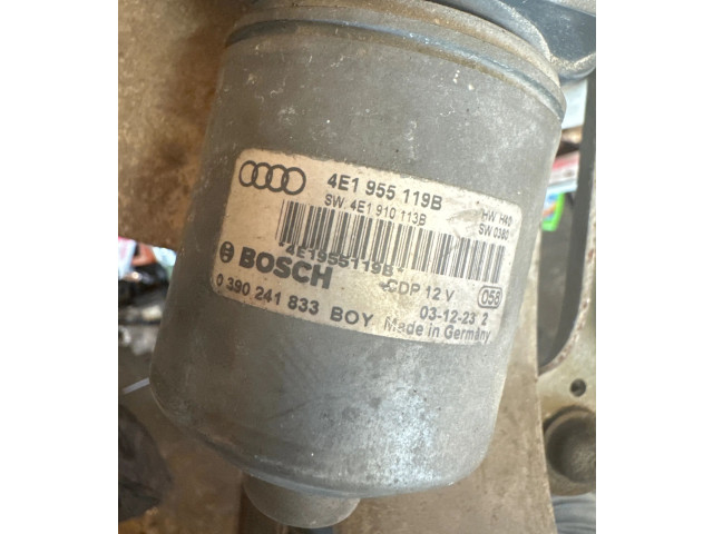 Двигатель стеклоочистителей 4E1955119B, 4E1910113B Audi A8 S8 D3 4E 2003