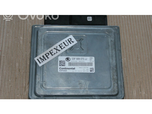 Блок управления двигателя 03F906070JJ, 5WP44905 Skoda Yeti (5L)