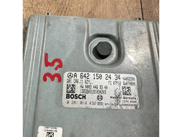 Комплект блоков управления A6421502434, 0281014432   Mercedes-Benz C W204