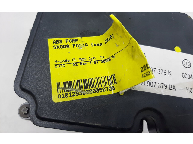 Блок АБС 6R0907379BA, 026255158 Skoda Fabia Mk3 (NJ) 2015 - 2021 года