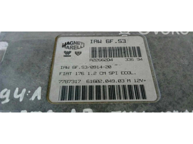 Řídící jednotka IAW6FS3, CENTRALITAMOTORUCE Fiat Punto (176)