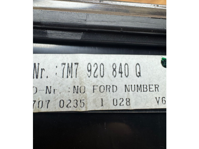 Přístrojová deska Seat Alhambra (Mk1) 2008 7M7920840Q, 0235