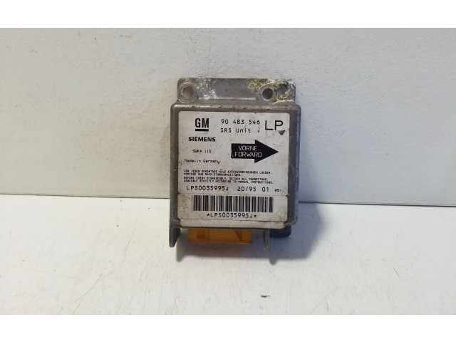 Блок подушек безопасности 90483546   Opel Tigra A
