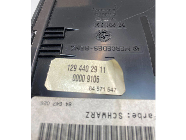 Přístrojová deska Mercedes-Benz SL R129 1998 A1294402911, 00009106