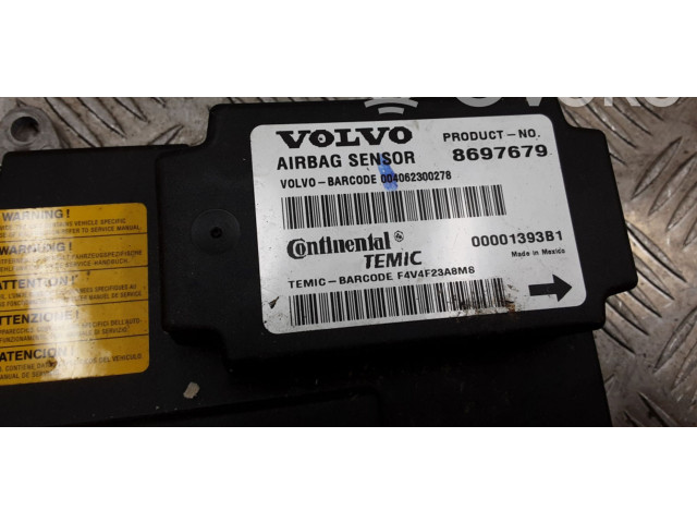 Блок подушек безопасности 8697679, 00001393B1   Volvo V50
