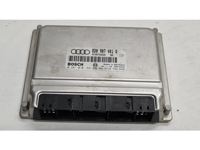 Блок управления двигателя 8D0907401Q, 0281010159   Audi A4 S4 B5 8D