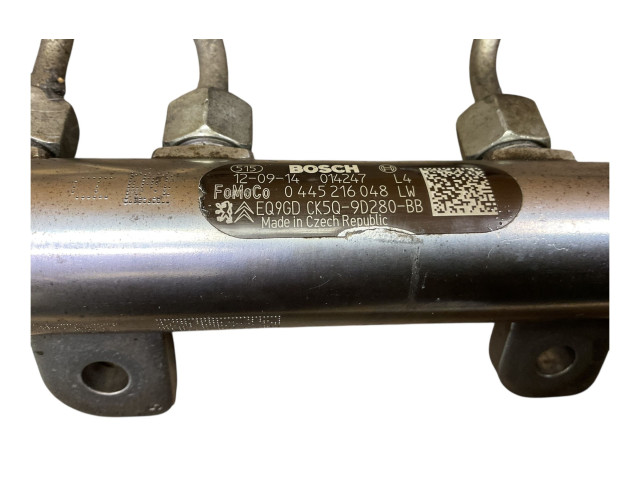 Топливная рампа 0445216048, CK5Q9D280BB   Jaguar XF X250  