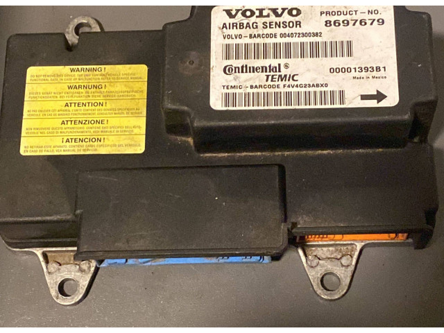 Блок подушек безопасности 8697679, 00001393B1   Volvo V50