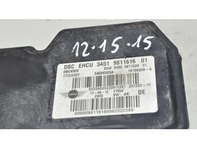 Блок АБС 9811616 Mini One - Cooper Coupe R56 2005 - 2014 года