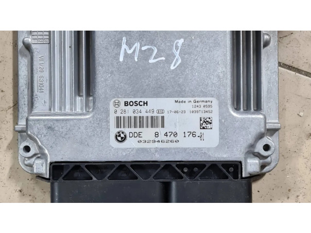 Řídící jednotka 8470176, 0281034449 BMW 3 F30 F35 F31 2015