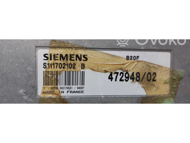 Řídící jednotka S111702102B, 47294802 Volvo 480 1990