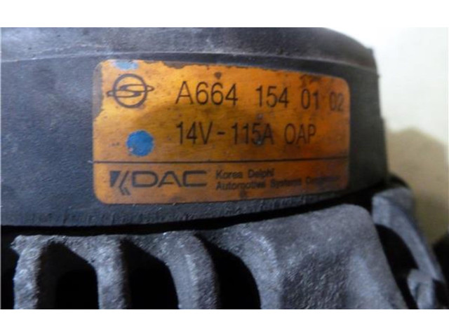 Генератор A6641540102 SsangYong Actyon sports I