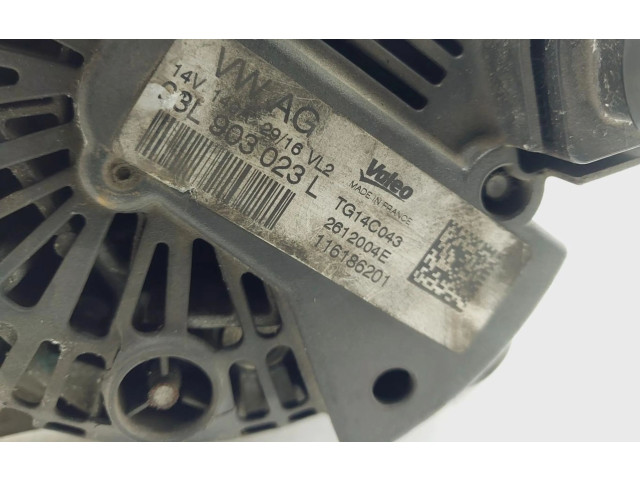 Генератор 03L903023LX   Volkswagen PASSAT      
