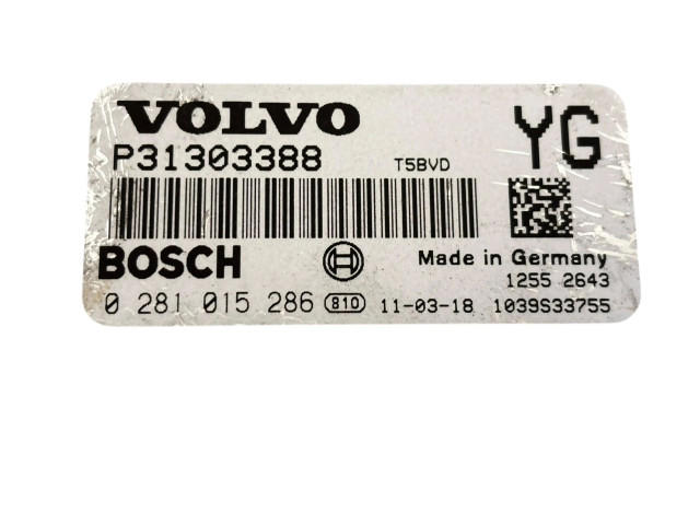 Блок управления двигателя P31303388, 0281015286   Volvo V70