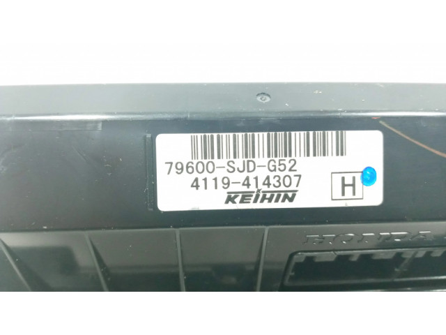 Блок управления климат-контролем 79600SJDG52, 4119414307 Honda FR-V
