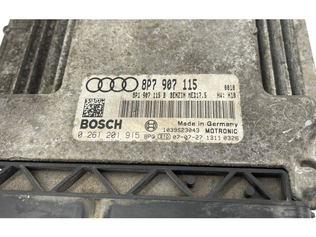Блок управления двигателя 8P7907115, 8P1907115B Audi A3 S3 A3 Sportback 8P