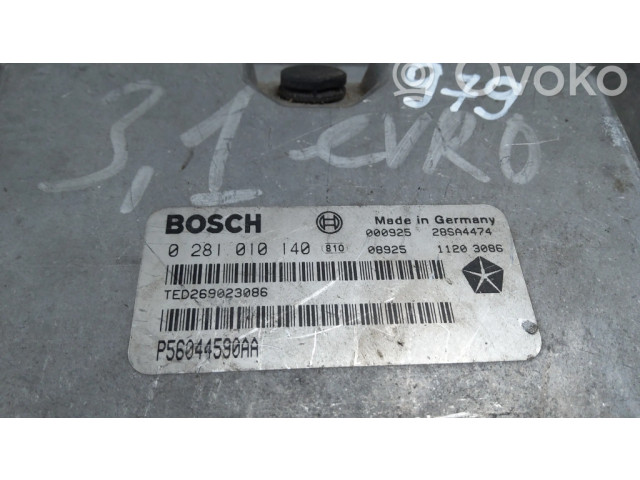 Řídící jednotka 0281010140, P56044590AA Chrysler Voyager 2002