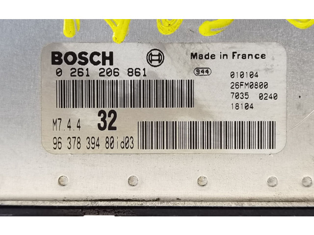 Блок управления двигателя 9637839480   Peugeot 306