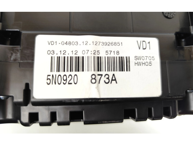 Přístrojová deska  Volkswagen Tiguan 2014 5N0920873A  