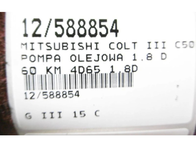 Čerpadlo oleje Mitsubishi Colt 4