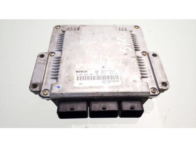 Блок управления двигателя 0281001997, 7700113027 Renault Laguna I