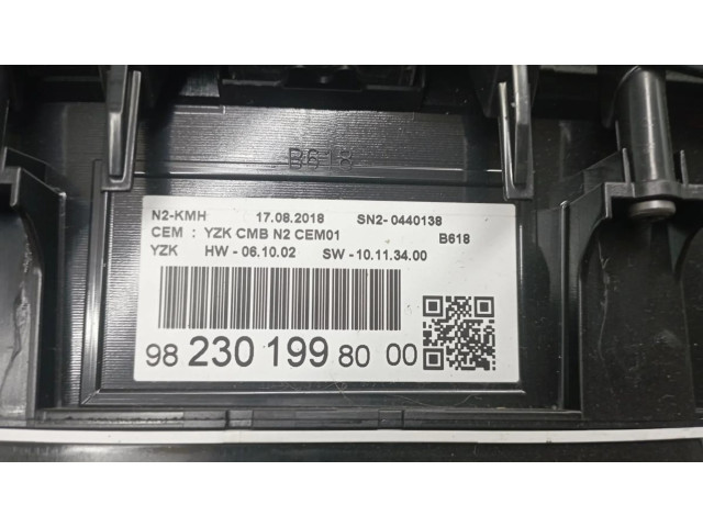 Přístrojová deska Citroen C3 2018