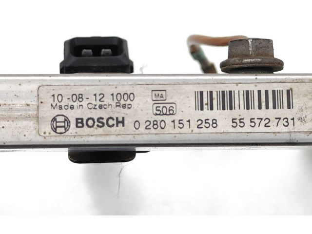 Комплект форсунок 0280158181, 0280151258    Opel Meriva B  A14XER 