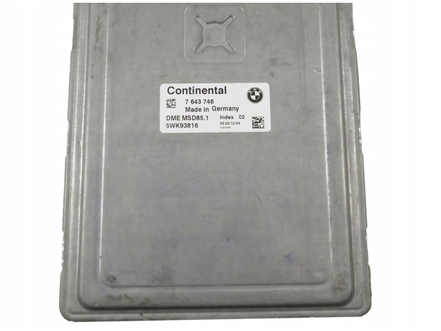 Řídící jednotka 7643746, 5WK93816 BMW X5 E70 2006