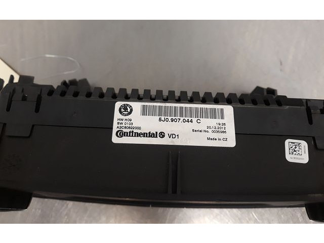 Блок управления климат-контролем 5J0907044DWHS Skoda Fabia Mk2 (5J)