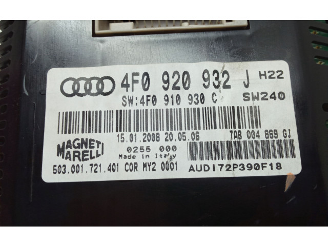 Панель приборов 4F0920932J   Audi A6 S6 C6 4F       