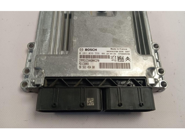 Блок управления двигателем Блок управления 9856345480   Opel Combo D