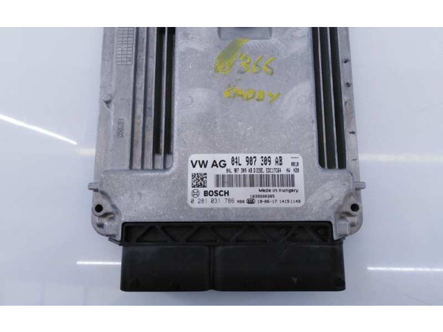 Блок управления двигателя 04L907309AB, 0281031786 Volkswagen Caddy