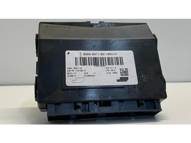 Блок управления климат-контролем 6411931185001, KY931185001   BMW 3 F30 F35 F31