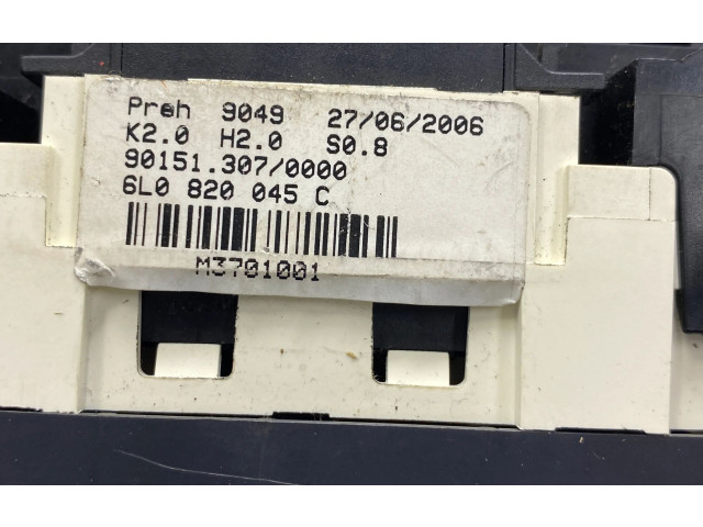 Блок управления климат-контролем 6L0820045C, 90151   Seat Ibiza III (6L)