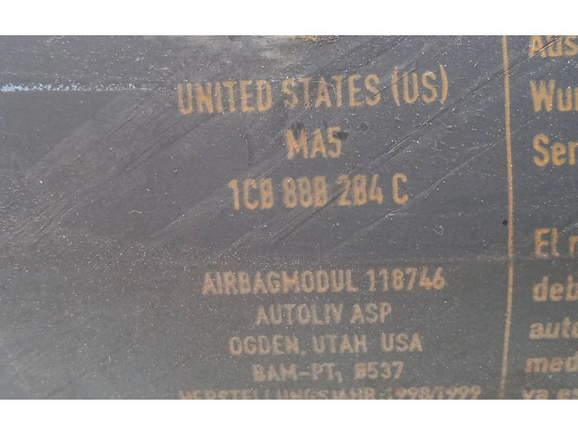 Подушка безопасности пассажира 1C0880284C   Volkswagen New Beetle