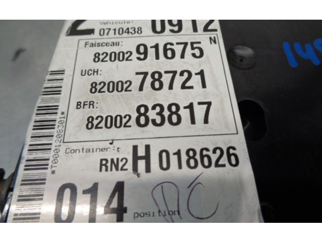 Pojistková skříňka Řídící jednotka BSM 8200278721, 8200283817 Renault Vel Satis 2014