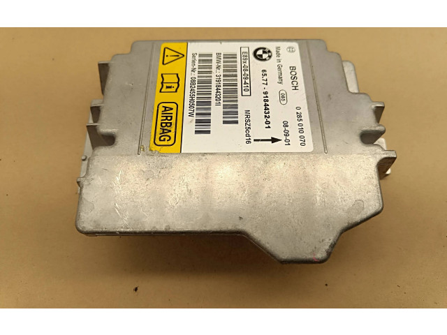Turbodmychadlo Блок управления надувных подушек 9184432, 0285010070 BMW 1 E81 E87 2.0