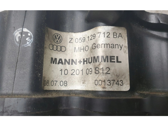 Всасывающий коллектор 059129712BA Audi A5 8T 8F