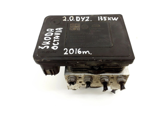 Блок АБС 5Q0907379AB   Skoda  Octavia Mk3 (5E)  2013 - 2019 года