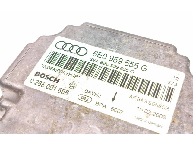 Блок подушек безопасности 8E0959655G, 0285001668   Volkswagen Golf Sportsvan