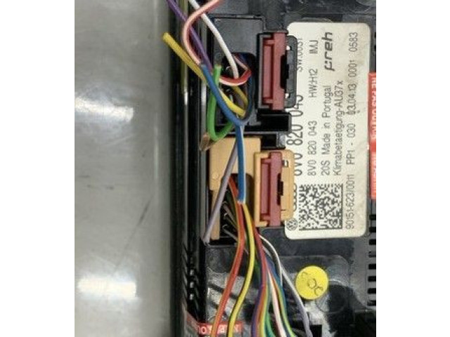 Блок управления климат-контролем 8V0820043, 8V0820043   Audi A3 S3 8V