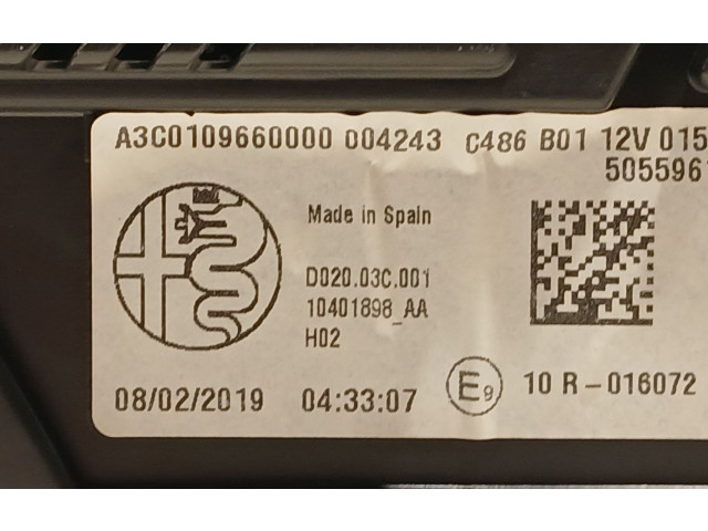 Přístrojová deska  Alfa Romeo Stelvio 2019 50559611  