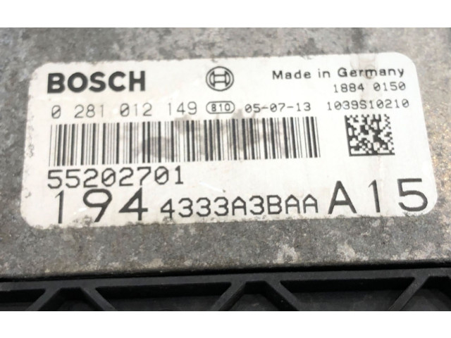 Řídící jednotka 0281012149 Fiat Croma 2005