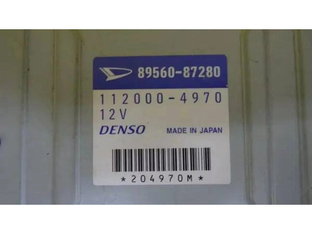 Блок управления двигателя 89560-87280, 112000-4970 Daihatsu Move L600