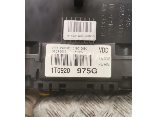 Панель приборов 1t0920975g Volkswagen Touran II