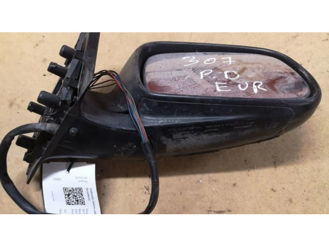 Zpětné zrcátko pravé Peugeot 307 2002 96347735XT, 106561