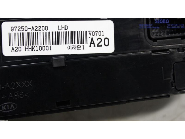 Блок управления климат-контролем 97250A2200WK, 97250A2202WK KIA Ceed