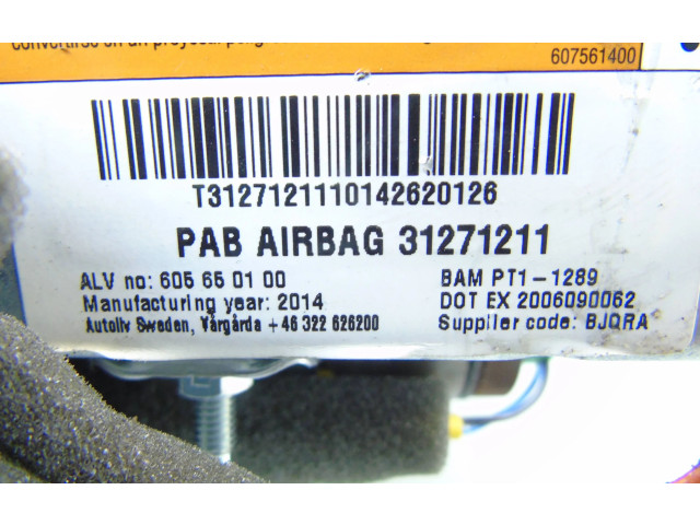 Подушка безопасности пассажира 31271211   Volvo V70