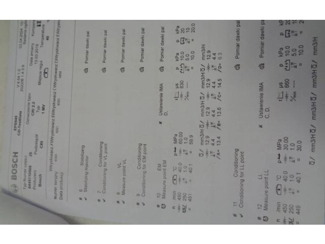 Комплект жиклеров (форсунок) 0445110566 Peugeot 308