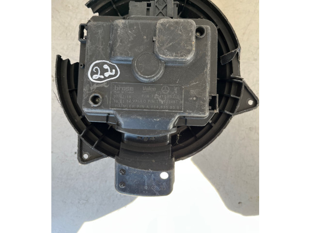 Вентилятор печки A1648350307, 27707710 Mercedes-Benz ML W164